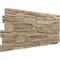Ekena Millwork 48 5/8"W x 24 3/4"H x 1 1/4"D Cascade Stacked Stone, StoneWall Faux Stone Siding Panel, Colfax PNU24X48CACO - alternate 3